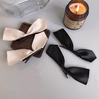2pcs Black White Ribbon Hair Bows Clips Vintage Bowknot Side Hairpin Cute Girls Barrettes Headdress Hair Accessories for Women Stevvex