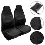 2PCS Car Front Seat Protector Cover Heavy Duty Waterproof Car Seat Covers for Front Seats Universal Waterproof Auto Seat Covers Car Seat Cover Breathable Cushion Protector  Car Seat Protectors Easy to Install Universal Fit Interior Accessories Stevvex