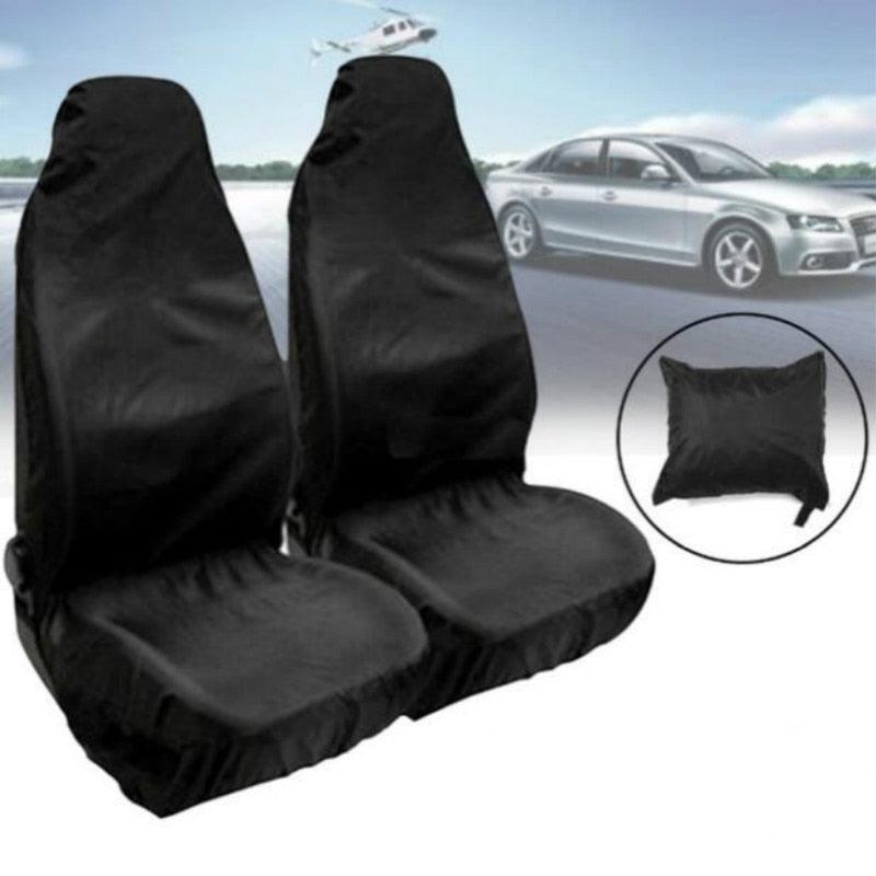 2PCS Car Front Seat Protector Cover Heavy Duty Waterproof Car Seat Covers for Front Seats Universal Waterproof Auto Seat Covers Car Seat Cover Breathable Cushion Protector  Car Seat Protectors Easy to Install Universal Fit Interior Accessories Stevvex