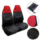 2PCS Car Front Seat Protector Cover Heavy Duty Waterproof Car Seat Covers for Front Seats Universal Waterproof Auto Seat Covers Car Seat Cover Breathable Cushion Protector  Car Seat Protectors Easy to Install Universal Fit Interior Accessories Stevvex