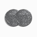 2PCS Diamond Car Coaster Water Cup Slot Non-Slip Mat Silica Gel Pad Bling Car Coasters Silicone Crystal Car Cup Holder Mat Car Gadget Universal Bling Car Cup Mat Holder Insert Crystal Rhinestone Vehicle Cup Coaster Bling Car Accessories for Woman Stevvex