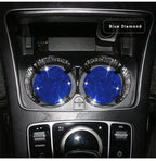 2PCS Diamond Car Coaster Water Cup Slot Non-Slip Mat Silica Gel Pad Bling Car Coasters Silicone Crystal Car Cup Holder Mat Car Gadget Universal Bling Car Cup Mat Holder Insert Crystal Rhinestone Vehicle Cup Coaster Bling Car Accessories for Woman Stevvex