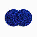 2PCS Diamond Car Coaster Water Cup Slot Non-Slip Mat Silica Gel Pad Bling Car Coasters Silicone Crystal Car Cup Holder Mat Car Gadget Universal Bling Car Cup Mat Holder Insert Crystal Rhinestone Vehicle Cup Coaster Bling Car Accessories for Woman Stevvex