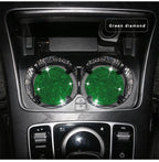 2PCS Diamond Car Coaster Water Cup Slot Non-Slip Mat Silica Gel Pad Bling Car Coasters Silicone Crystal Car Cup Holder Mat Car Gadget Universal Bling Car Cup Mat Holder Insert Crystal Rhinestone Vehicle Cup Coaster Bling Car Accessories for Woman Stevvex