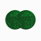 2PCS Diamond Car Coaster Water Cup Slot Non-Slip Mat Silica Gel Pad Bling Car Coasters Silicone Crystal Car Cup Holder Mat Car Gadget Universal Bling Car Cup Mat Holder Insert Crystal Rhinestone Vehicle Cup Coaster Bling Car Accessories for Woman Stevvex