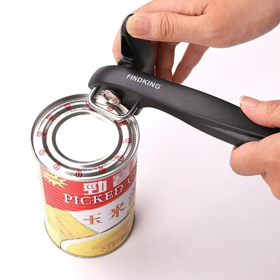 2PCS Durable Cans Opener Kitchen Tools Professional handheld Manual Stainless Steel Can Opener Side Cut Manual Jar opener Stevvex