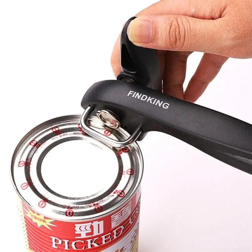 2PCS Durable Cans Opener Kitchen Tools Professional handheld Manual Stainless Steel Can Opener Side Cut Manual Jar opener Stevvex