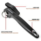 2PCS Durable Cans Opener Kitchen Tools Professional handheld Manual Stainless Steel Can Opener Side Cut Manual Jar opener Stevvex