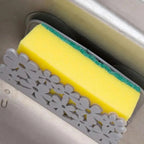 2PCS Durable Kitchen Bathroom Drying Rack Toilet Sink Suction Sponges Holder Rack Suction Cup Dish Cloths Holder Scrubbers Soap Storage Stevvex