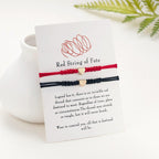 2pcs Heart Charm Bracelet For Women Men Adjustable Wish Good Lucky Red Strings Couple Bracelet Friendship Black String Silver Gold Heart Charm Bracelets For Women Men Teen Girls Boys Handmade Braided Wax Rope Adjustable Bracelet Stevvex