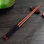 2PCS Incredible Handmade Japanese Natural Chestnut Wood Sushi Chopsticks Set Value Gift Sushi Chinese food Stevvex
