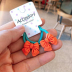 2PCS New Cute Princess Bowknot Headwear Kids Elastic Hair Bands Children Ropes Girls Cartoon Accessories Baby Headdress Gorgeous Hair Accessories For Women Stevvex
