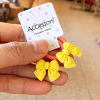 2PCS New Cute Princess Bowknot Headwear Kids Elastic Hair Bands Children Ropes Girls Cartoon Accessories Baby Headdress Gorgeous Hair Accessories For Women Stevvex