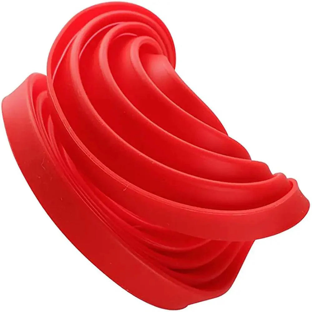 2PCS New Luxury Large Spiral shape silicone Bundt Cake Pan 10- inch, Bread Bakeware Mold baking Tools Cyclone Shape Cake Mould  Baking Tool Stevvex