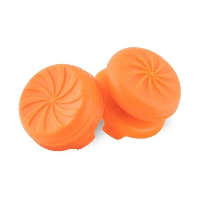 2PCS Non-slip Soft Silicone Thumbstick Joystick Grip High-Rise Caps Covers Game Controller  Button Stick Cover Switch Joystick Grip Cap Part Analog Cap Controller Stevvex
