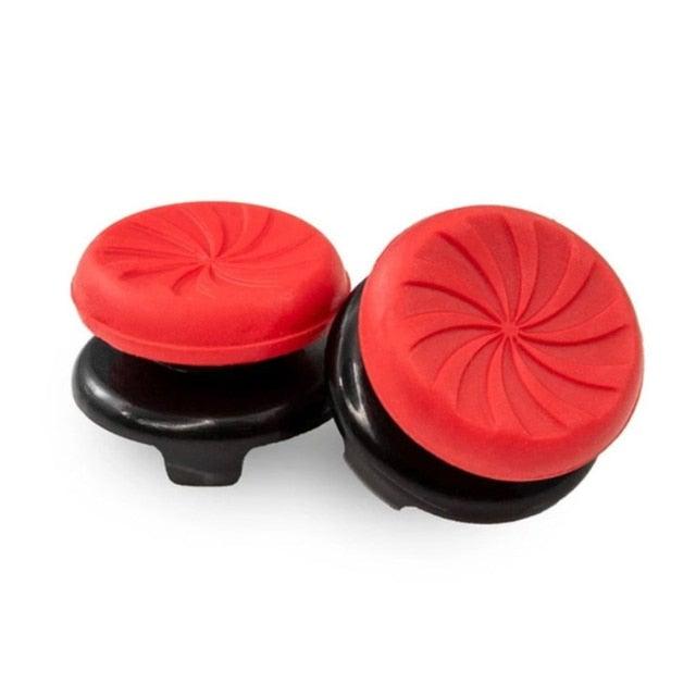 2PCS Non-slip Soft Silicone Thumbstick Joystick Grip High-Rise Caps Covers Game Controller  Button Stick Cover Switch Joystick Grip Cap Part Analog Cap Controller Stevvex