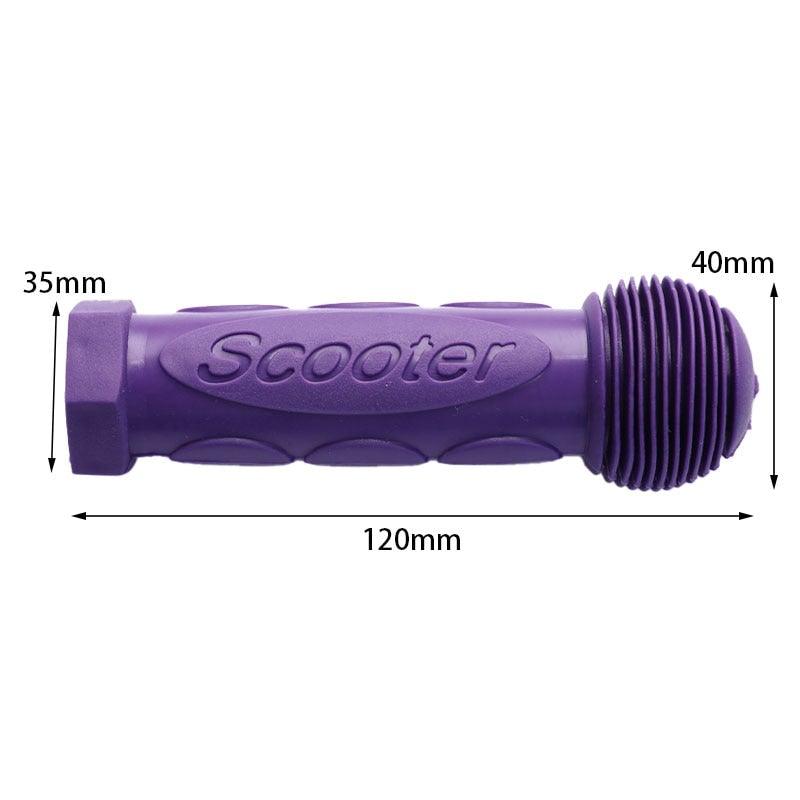 2Pcs Purple Child Children Kid Kids Bike Bicycle Tricycle Scooter Rubber Grip Handle Handlebar Grips Anti-skid Bicycle Grips For Kids Girls Boys Non-Slip Rubber Mushroom Grips Stevvex