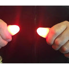 2pcs Red Lightup Magic Thumbs LED Magic Fingers Tricks Thumb Props Amazing Ultra Bright Light Festival Party Toys Illusion Magic Gadgets Stevvex
