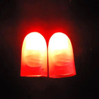 2pcs Red Lightup Magic Thumbs LED Magic Fingers Tricks Thumb Props Amazing Ultra Bright Light Festival Party Toys Illusion Magic Gadgets Stevvex