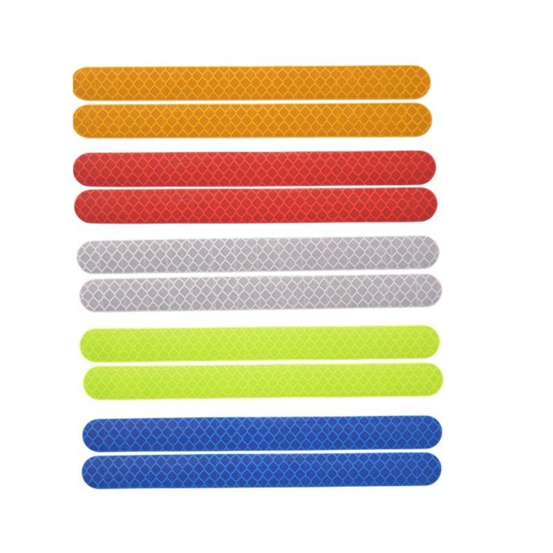 2Pcs Reflectance Car Stickers Reflector Rearview Mirror Reflective Tape Car Accessories Exterior Reflex Tape Reflective Strip Reflective Car Stickers Set Rearview Mirror Reflective Warning Stickers Car Side Reflective Stickers Stevvex