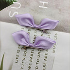 2pcs Ribbon Standing Hair Bows Clips Vintage Bowknot Side Hairpin Cute Girls Barrettes Headdress  Hair Accessories for Women