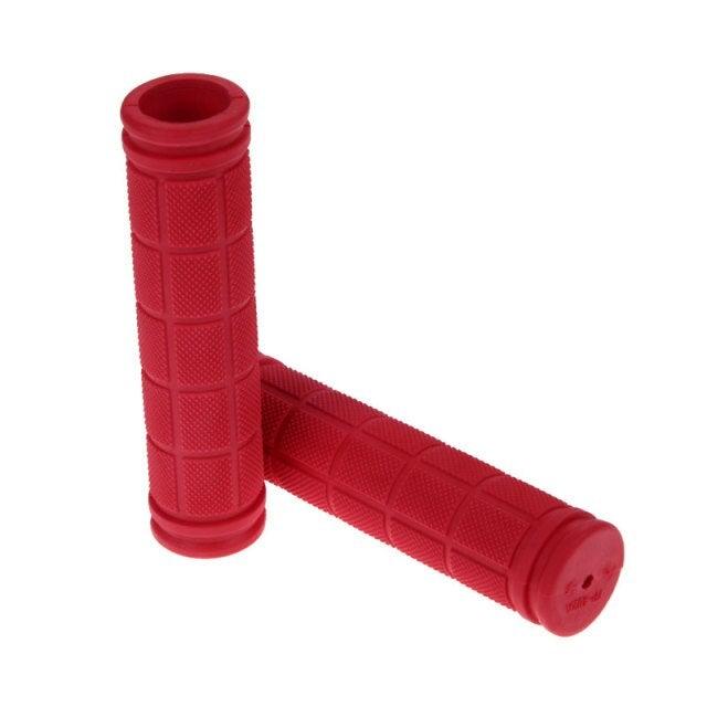 2PCS Rubber Bike Handlebar Grips Cover Mountain Bicycle Handle Anti-Skid Bicycles Bar Grips Non-Slip Rubber Bike Handle Grips For Kids Bike Scooter Mountain Road Urban Bike Tricycle Soft Handlebar Stevvex