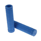 2PCS Rubber Bike Handlebar Grips Cover Mountain Bicycle Handle Anti-Skid Bicycles Bar Grips Non-Slip Rubber Bike Handle Grips For Kids Bike Scooter Mountain Road Urban Bike Tricycle Soft Handlebar Stevvex