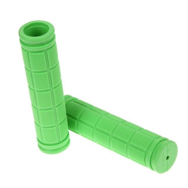 2PCS Rubber Bike Handlebar Grips Cover Mountain Bicycle Handle Anti-Skid Bicycles Bar Grips Non-Slip Rubber Bike Handle Grips For Kids Bike Scooter Mountain Road Urban Bike Tricycle Soft Handlebar Stevvex