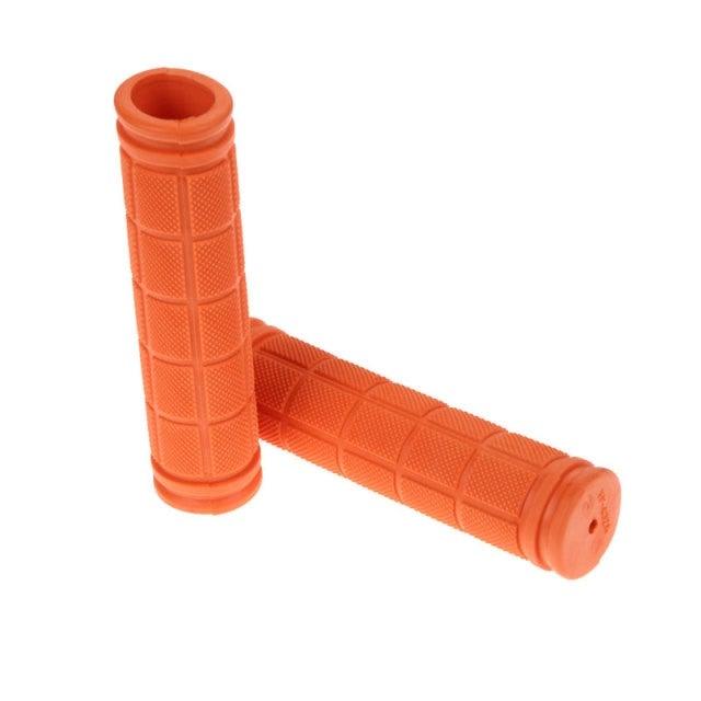 2PCS Rubber Bike Handlebar Grips Cover Mountain Bicycle Handle Anti-Skid Bicycles Bar Grips Non-Slip Rubber Bike Handle Grips For Kids Bike Scooter Mountain Road Urban Bike Tricycle Soft Handlebar Stevvex