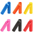2PCS Rubber Bike Handlebar Grips Cover Mountain Bicycle Handle Anti-Skid Bicycles Bar Grips Non-Slip Rubber Bike Handle Grips For Kids Bike Scooter Mountain Road Urban Bike Tricycle Soft Handlebar Stevvex