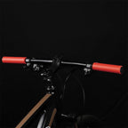 2PCS Silicone Bicycle Handlebar Grips Anti-Slip Shock-Asorbing Mountain Bike Handlebar Grip Silica Gel Super Light Anti-Skid Shock-Proof Handle Bar Locking Grips Cycling Grips Stevvex