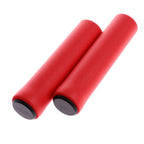 2PCS Silicone Bicycle Handlebar Grips Anti-Slip Shock-Asorbing Mountain Bike Handlebar Grip Silica Gel Super Light Anti-Skid Shock-Proof Handle Bar Locking Grips Cycling Grips Stevvex