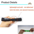 2PCS Silicone Bicycle Handlebar Grips Anti-Slip Shock-Asorbing Mountain Bike Handlebar Grip Silica Gel Super Light Anti-Skid Shock-Proof Handle Bar Locking Grips Cycling Grips Stevvex