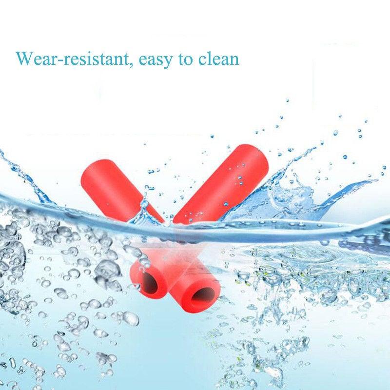 2PCS Silicone Bicycle Handlebar Grips Anti-Slip Shock-Asorbing Mountain Bike Handlebar Grip Silica Gel Super Light Anti-Skid Shock-Proof Handle Bar Locking Grips Cycling Grips Stevvex