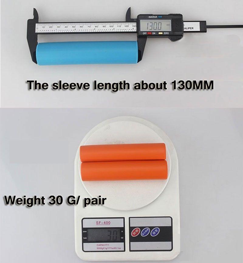 2PCS Silicone Bicycle Handlebar Grips Anti-Slip Shock-Asorbing Mountain Bike Handlebar Grip Silica Gel Super Light Anti-Skid Shock-Proof Handle Bar Locking Grips Cycling Grips Stevvex