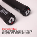 2PCS Silicone Bicycle Handlebar Grips Anti-Slip Shock-Asorbing Mountain Bike Handlebar Grip Silica Gel Super Light Anti-Skid Shock-Proof Handle Bar Locking Grips Cycling Grips Stevvex