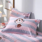 2pcs Silk Pillowcase For Hair And Skin With Hidden Zipper Print Pillow Case Adult Thick Pillow Case For Home Decor King Size Pillow Case Stevvex