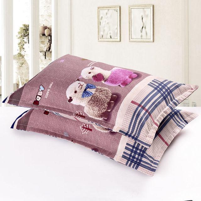 2pcs Silk Pillowcase For Hair And Skin With Hidden Zipper Print Pillow Case Adult Thick Pillow Case For Home Decor King Size Pillow Case Stevvex
