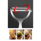 2PCS Top Quality Fruit and Vegetable Peeler, Kitchen Accessories, Stainless Steel Sharp Fruit and Vegetable Peeler ,Kitchen Gadget Stevvex