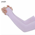 2Pcs Unisex Cooling Arm Sleeves UV Protection Arm Sleeves Compression Cooling Men And Women Summer Cycling Driving Golf Running Cover Sports Running UV Sun Protection Outdoor Men Fishing Cycling Sleeves Hide Tattoos Arm Cover Stevvex