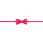 2Pcs/lot Baby Girls Headband Infant Hair Accessories Cloth Tie Bows Headwear Tiara Gift Toddlers bandage Ribbon Newborn Headwrap Gorgeous Hair Accessories For Babies