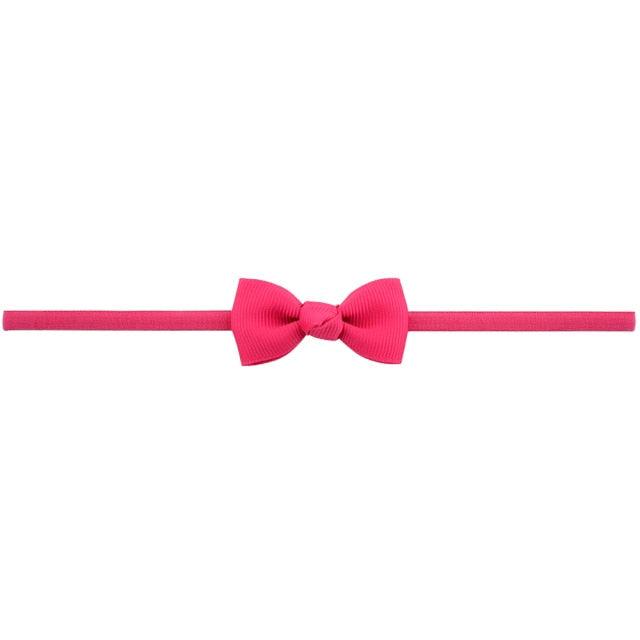 2Pcs/lot Baby Girls Headband Infant Hair Accessories Cloth Tie Bows Headwear Tiara Gift Toddlers bandage Ribbon Newborn Headwrap Gorgeous Hair Accessories For Babies