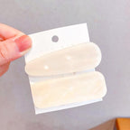 2PCS/Set Fashion WomenElegant Acrylic Geometric Hairpin Sweet Girl Hair Clip Marble Textured Barrettes Headband Gorgeous Hair Accessories For Women Stevvex