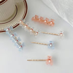2Pcs/Set New Girls Cute Cartoon Bear Jelly Color Hairpins Sweet Hair Clips Bangs Side Barrette Headband Fashion Hair Accessories For Women Stevvex