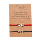 2pcs/set Simple Matching Adjustable Rope Bracelet Set For Women New Minimalist String Couple Bracelets Friendship Jewelry Gift Handmade Adjustable Braided Rope Bracelets Lucky Wish Jewelry