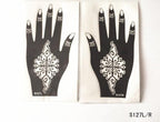 2Pcs/Set Temporary Womens Tattoo 25 Luxury Designs Body Art Waterproof Tattoo For Hands Wedding Party Stevvex