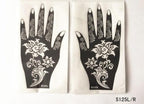 2Pcs/Set Temporary Womens Tattoo 25 Luxury Designs Body Art Waterproof Tattoo For Hands Wedding Party Stevvex