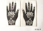 2Pcs/Set Temporary Womens Tattoo 25 Luxury Designs Body Art Waterproof Tattoo For Hands Wedding Party Stevvex