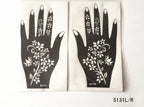 2Pcs/Set Temporary Womens Tattoo 25 Luxury Designs Body Art Waterproof Tattoo For Hands Wedding Party Stevvex