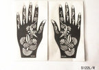 2Pcs/Set Temporary Womens Tattoo 25 Luxury Designs Body Art Waterproof Tattoo For Hands Wedding Party Stevvex
